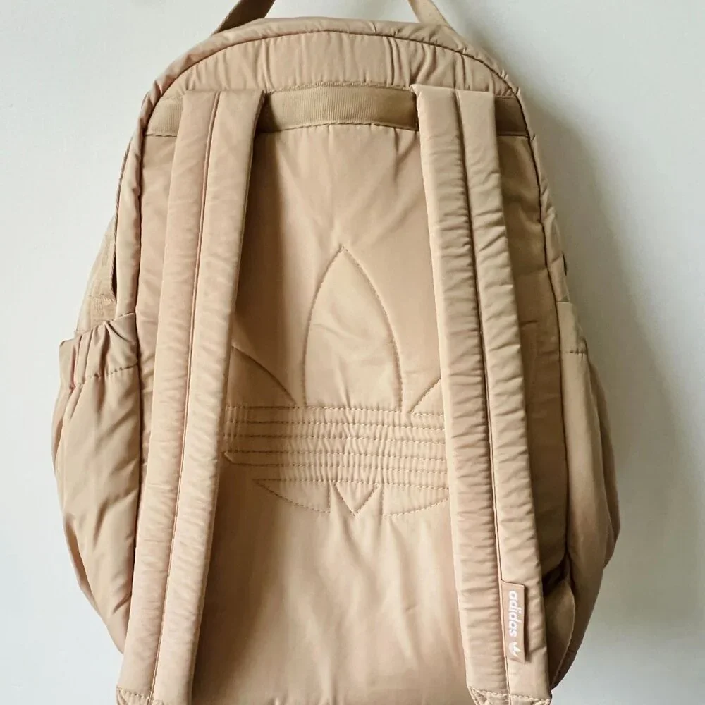 Adidas Puffer Backpack in Magic Beige NWOT - Picture 6 of 13